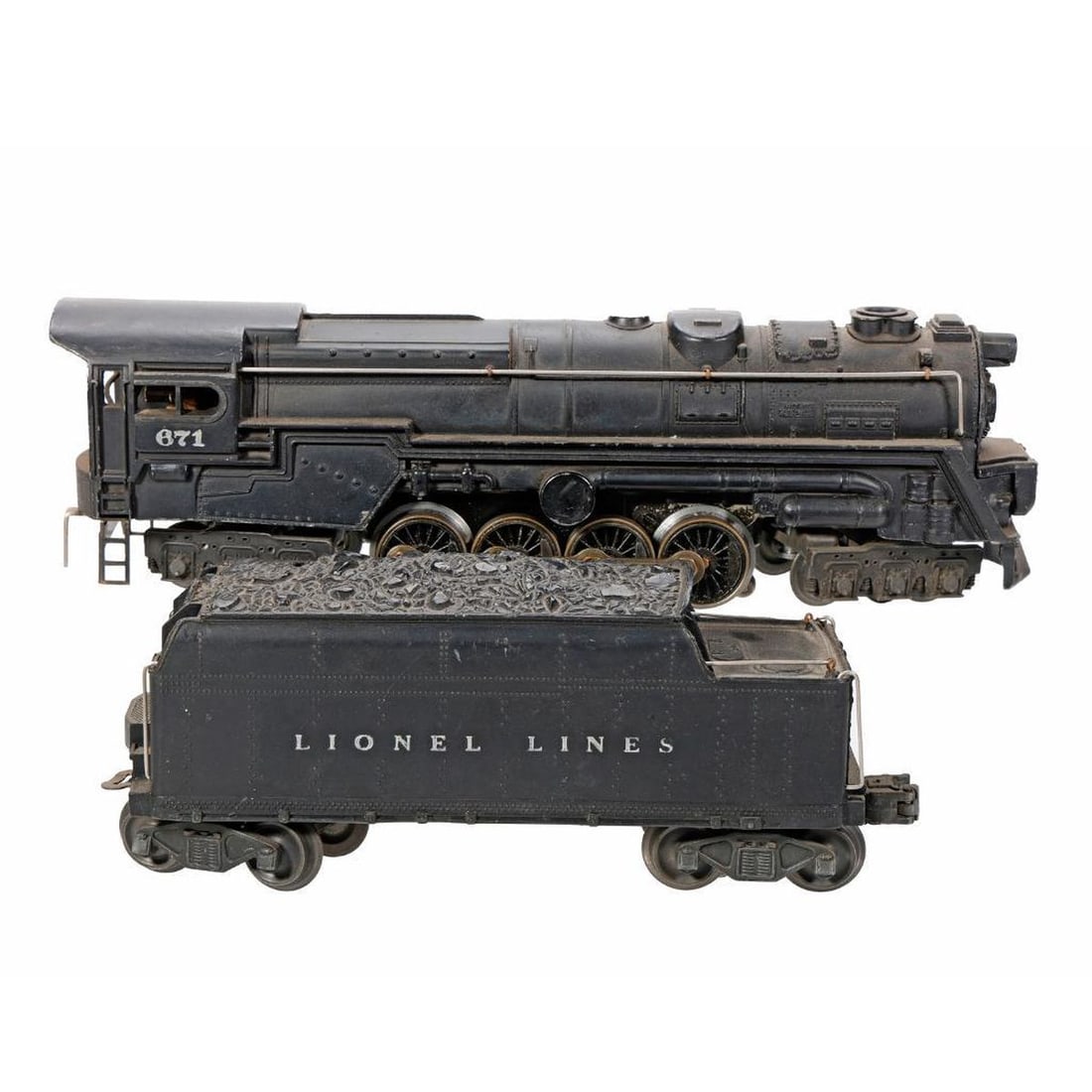 Lionel O Gauge Postwar 671 6-8-6 Steam Turbine Loco & Tender (1 of 6)