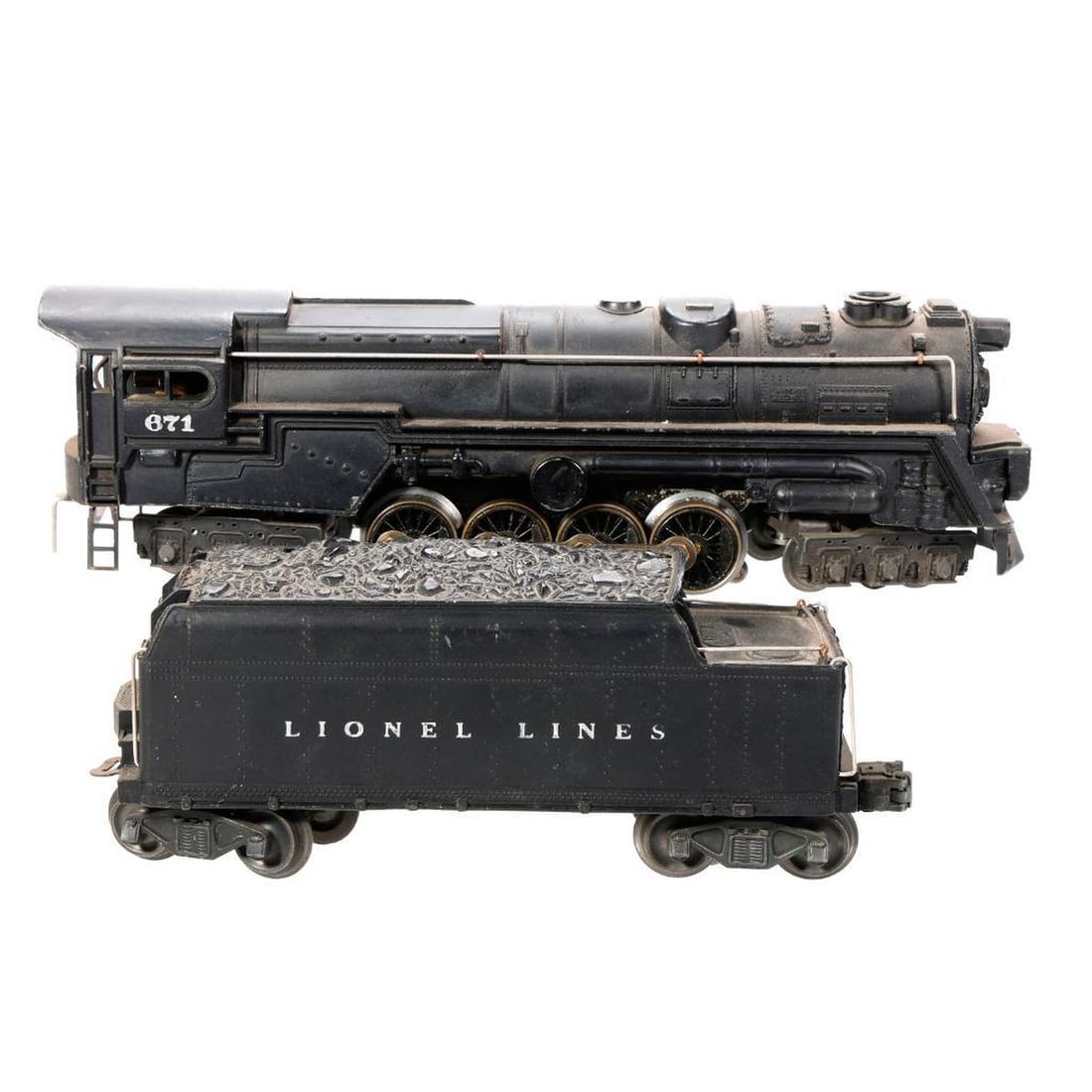 Lionel O Gauge Postwar 671 6-8-6 Steam Turbine Loco & Tender - 4