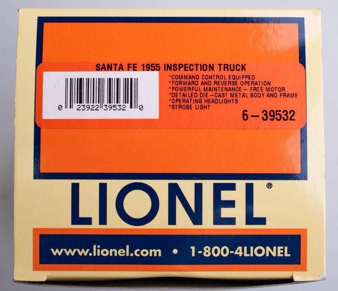 Lionel O Gauge Modern Era Santa Fe 1955 Inspection Truck - 2