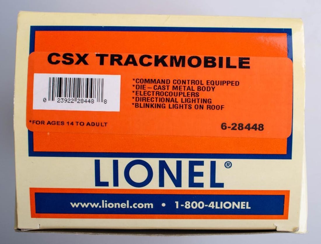 Lionel O Gauge Modern Era CSX Trackmobile - 2