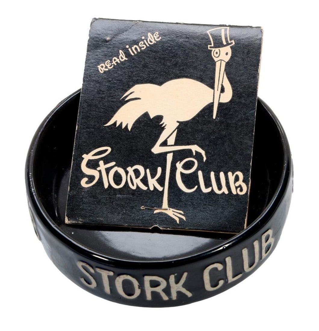 The Stork Club Ashtray and Matches (1 of 1)