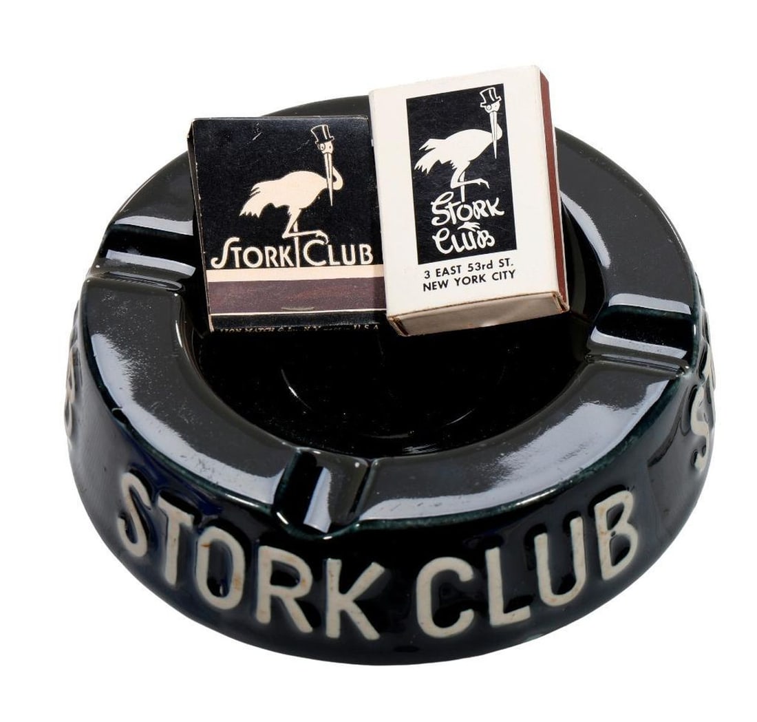 The Stork Club Ashtray with Matchbooks (1 of 1)