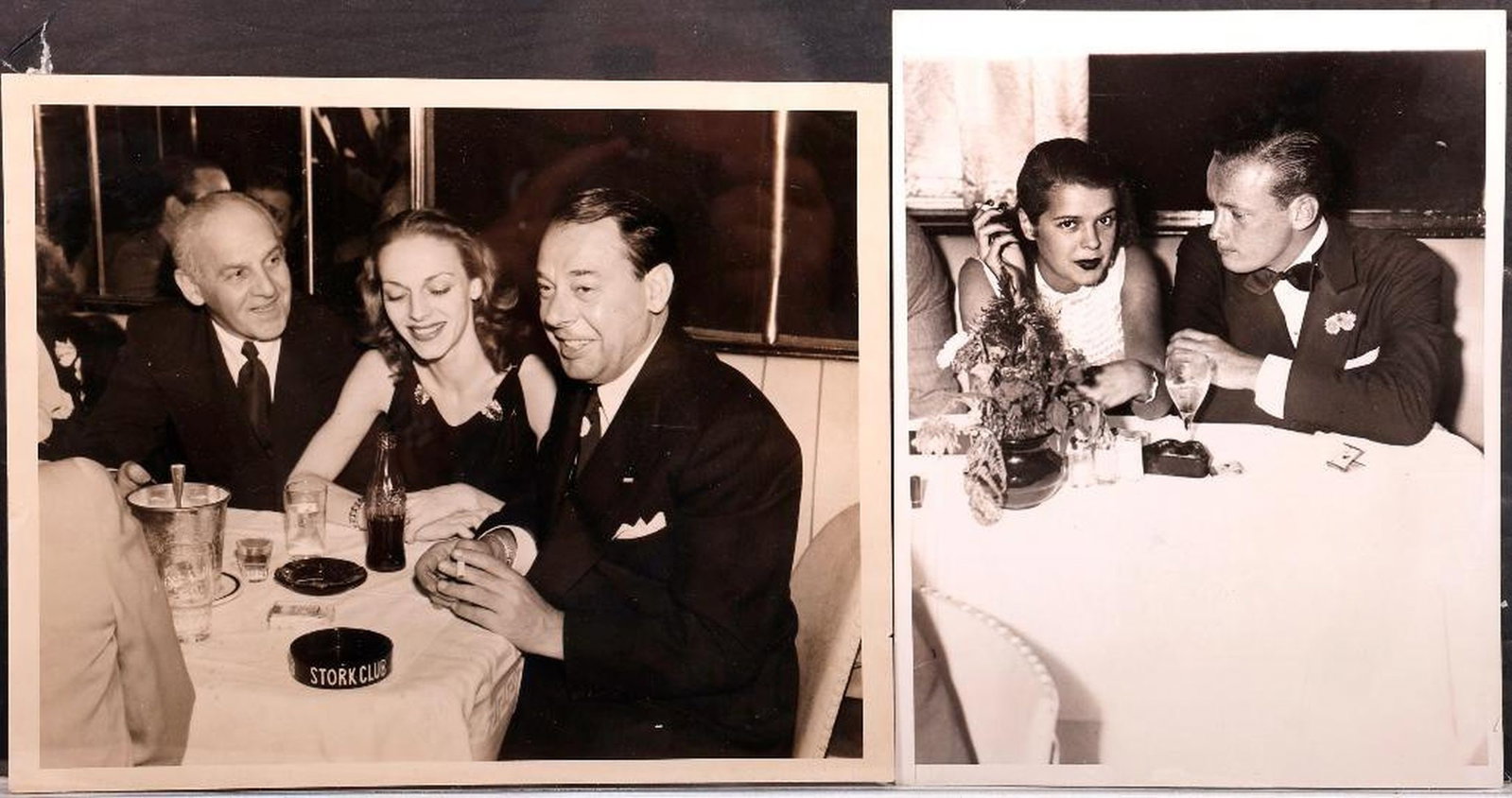 The Stork Club Official Publicity Photos, Celebrities (8), Incl. Lauren Bacall, William Powell (1 of 9)