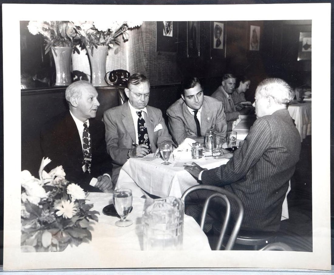 Stork Club Photos (2), Winchell, Runyon, Todd, with ACS/Runyon Fund Receipt (1 of 5)