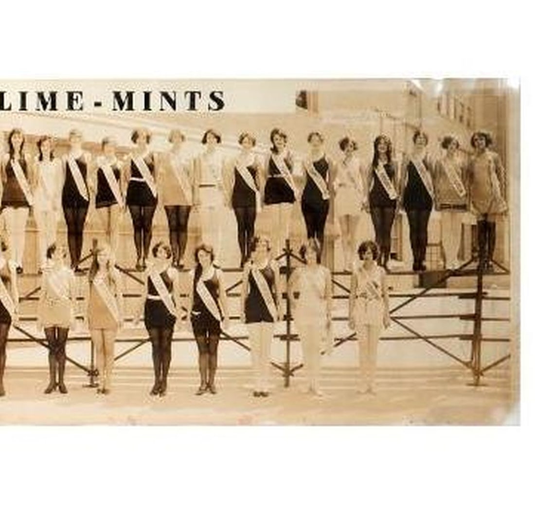 Atlantic City Bathing Beauties, 1925 Panoramic Photo (1 of 3)