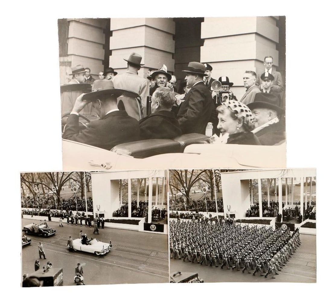 Walter Winchell and Eisenhower Inauguration, Vintage Photos (3) (1 of 4)