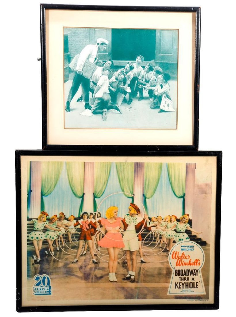 Walter Winchell Stage/Film, Music Ephemera Group (5): Group of Walter Winchell related ephemera: 1.) GUS EDWARD'S PARADE OF SONGS & STARS. New York: M. Witmark & Sons, 1939. Magazine format with photo illustrations and music scores. "Containing page