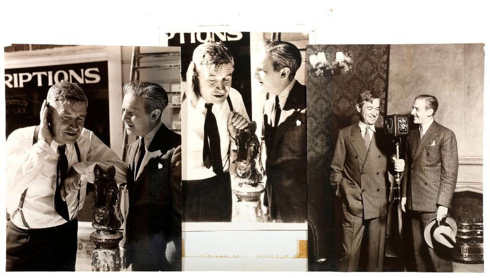 Will Rogers and Walter Winchell Publicity Photos (3) (1 of 1)
