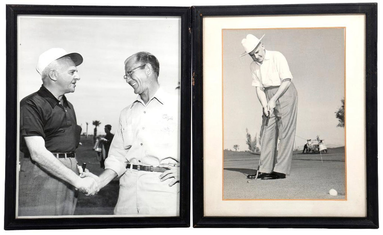 Walter Winchell on the Golf Course (3 Photos) (1 of 2)