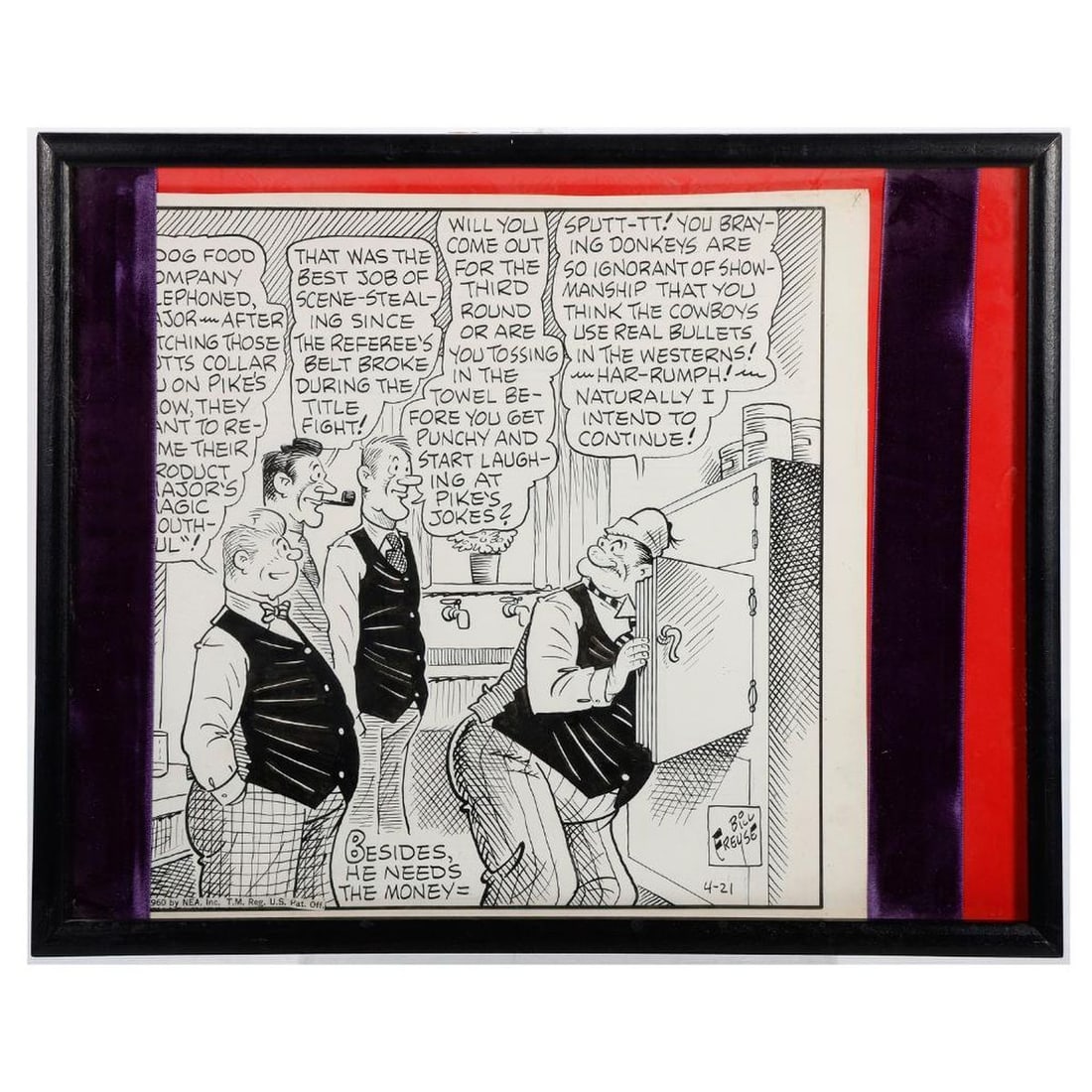 Bill Freyse (1898-1969), "Our Boarding House" Original Art (1 of 1)