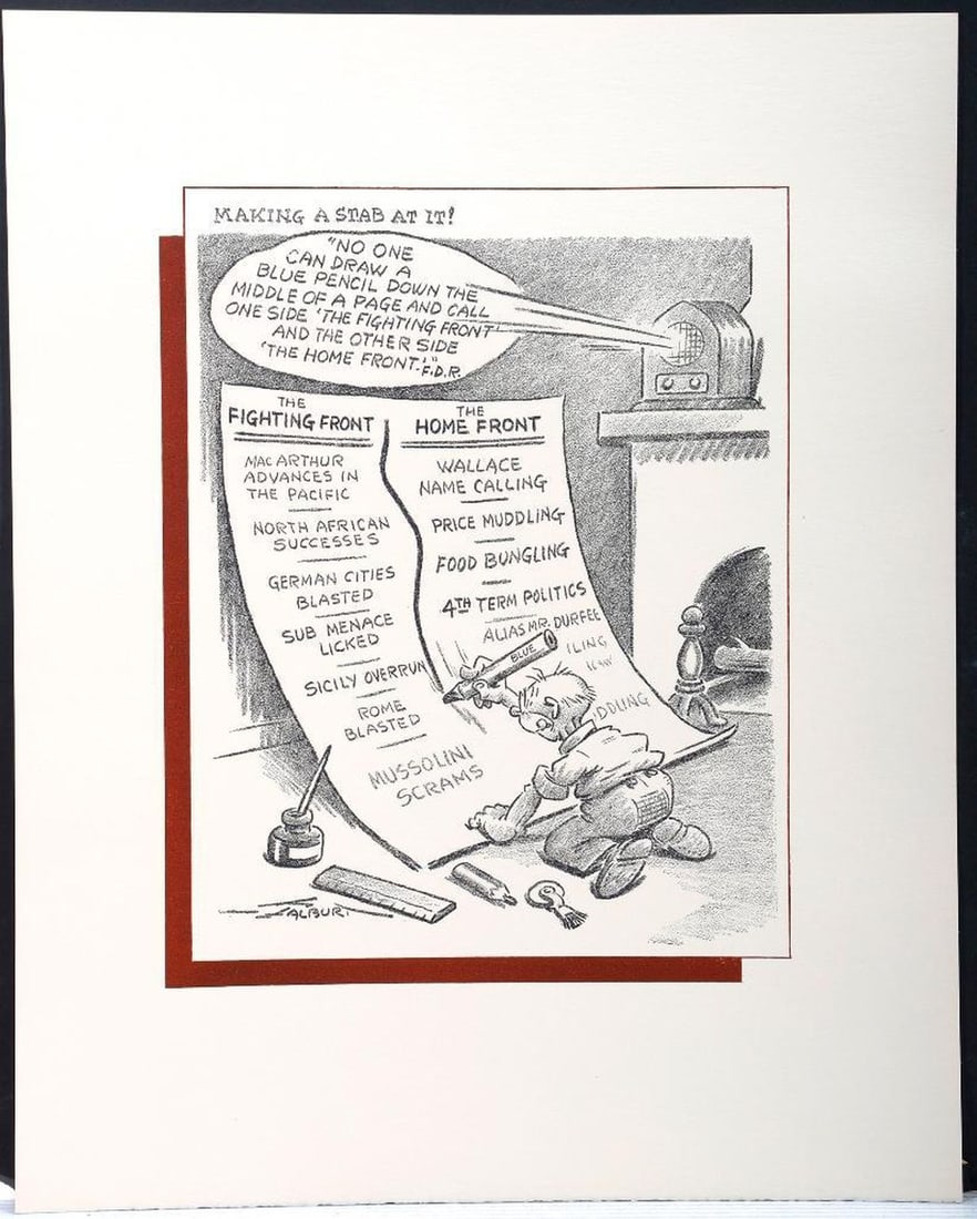H. M. Talburt WWII/Political Cartoon Portfolio (1 of 5)
