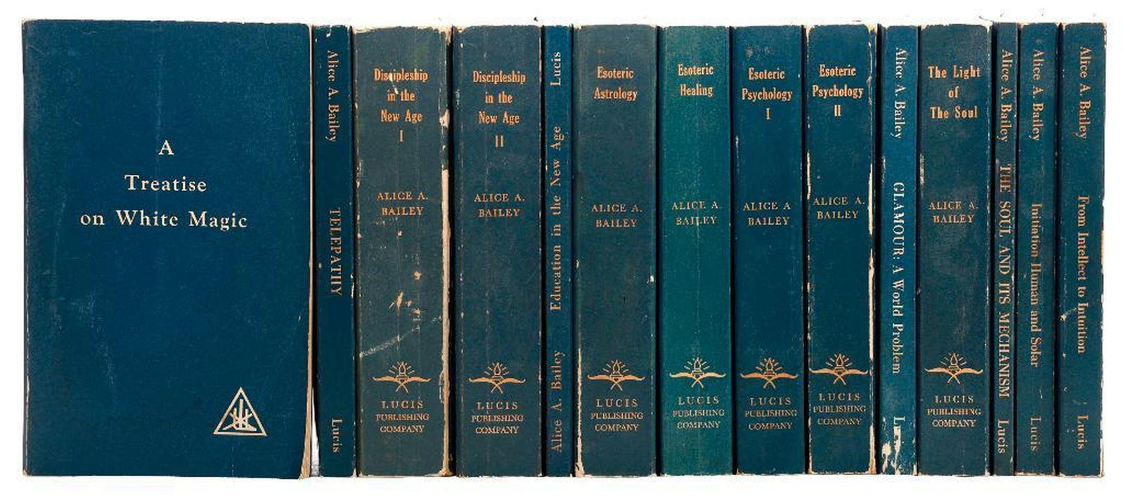 Alice A. Bailey, Theosophy/Esoterica (14 Lucis Paperback Vols.) (1 of 3)