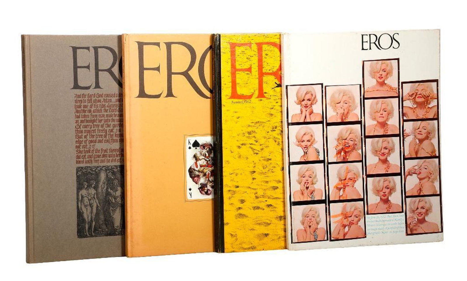 Ralph Ginzberg's Eros Magazine, Complete Set, 1962 (1 of 4)