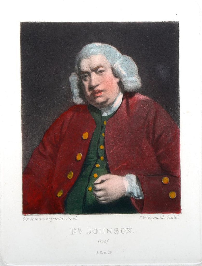 Collection of Samuel Johnson Books, Prints, Catalogs: VOLUMES: 1.) BOSWELL, JAMES. Boswell's Journal of A Tour to the Hebrides With Samuel Johnson, LL.D. A New Edition, Illustrated, with Introduction and Notes by Robert Carruthers. London: Routledge, War