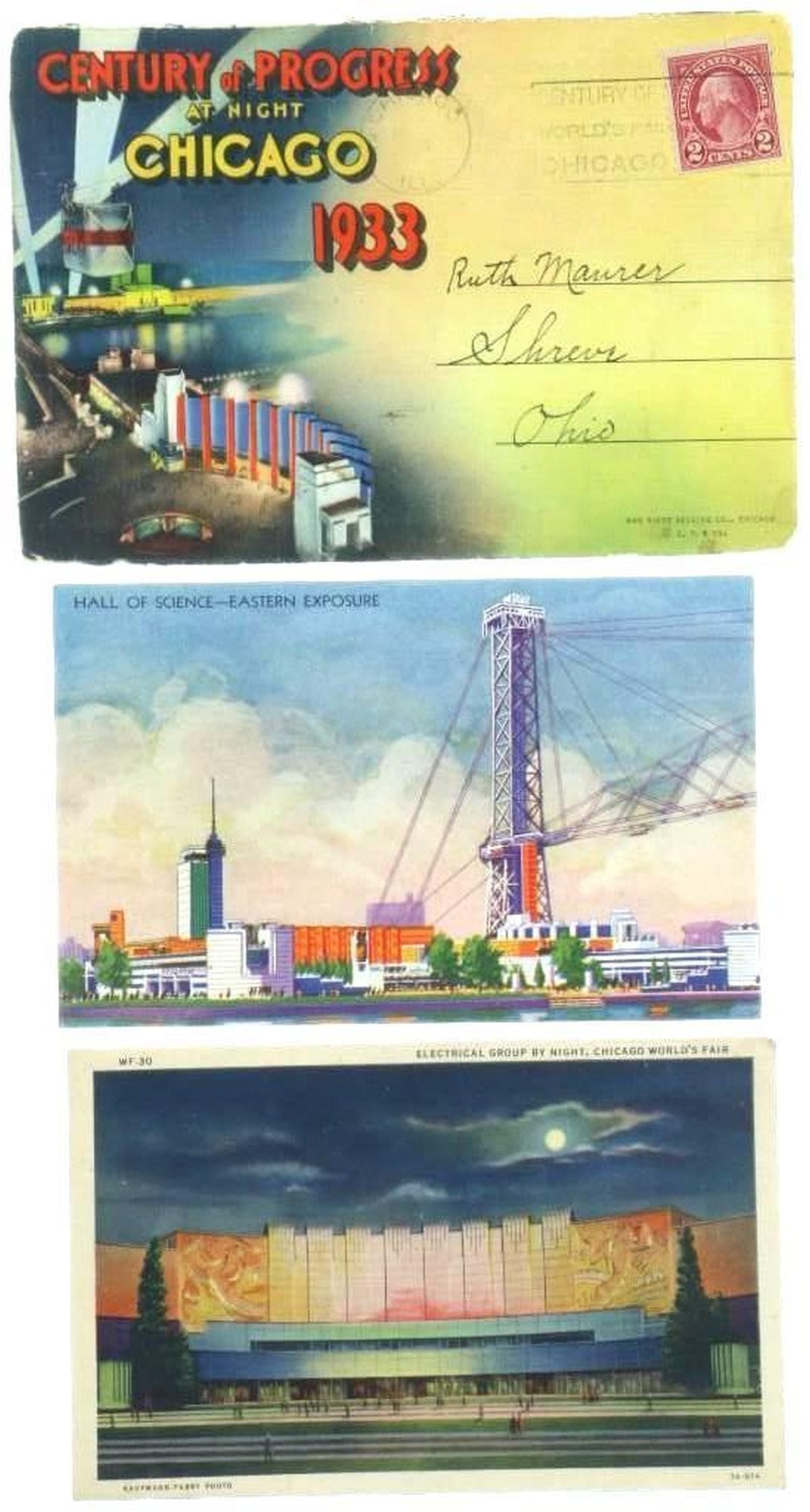 Chicago and New York World's Fair Postcards/Coin, and Assorted Others (17) (1 of 10)
