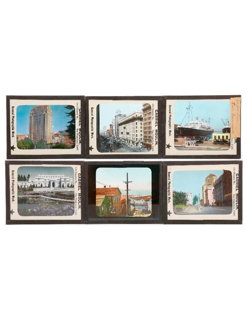 Collection of Gabriel Moulin and Other Glass/Film Slides (1 of 9)