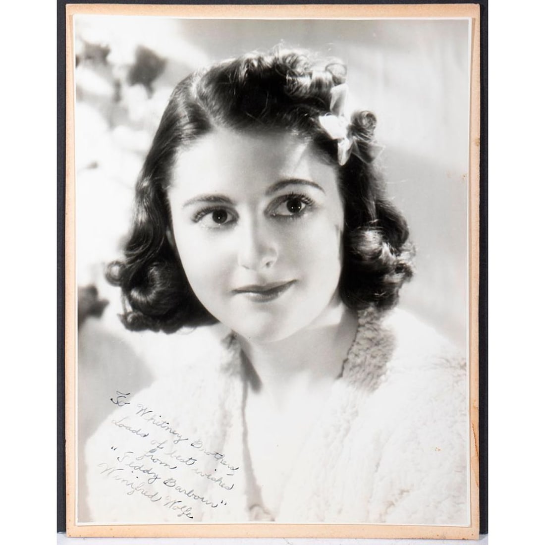 Three Photos Signed by Stars of "One Man's Family," for the Whitney Brothers (1 of 6)