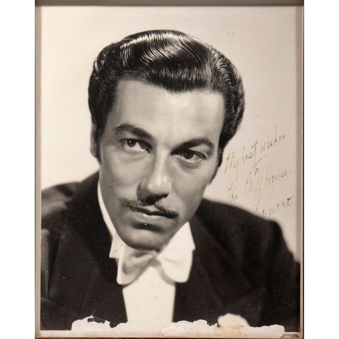 Three Photos Signed to the Cliff House, Cesar Romero, Lyle Talbot, Spring Byington (1 of 7)
