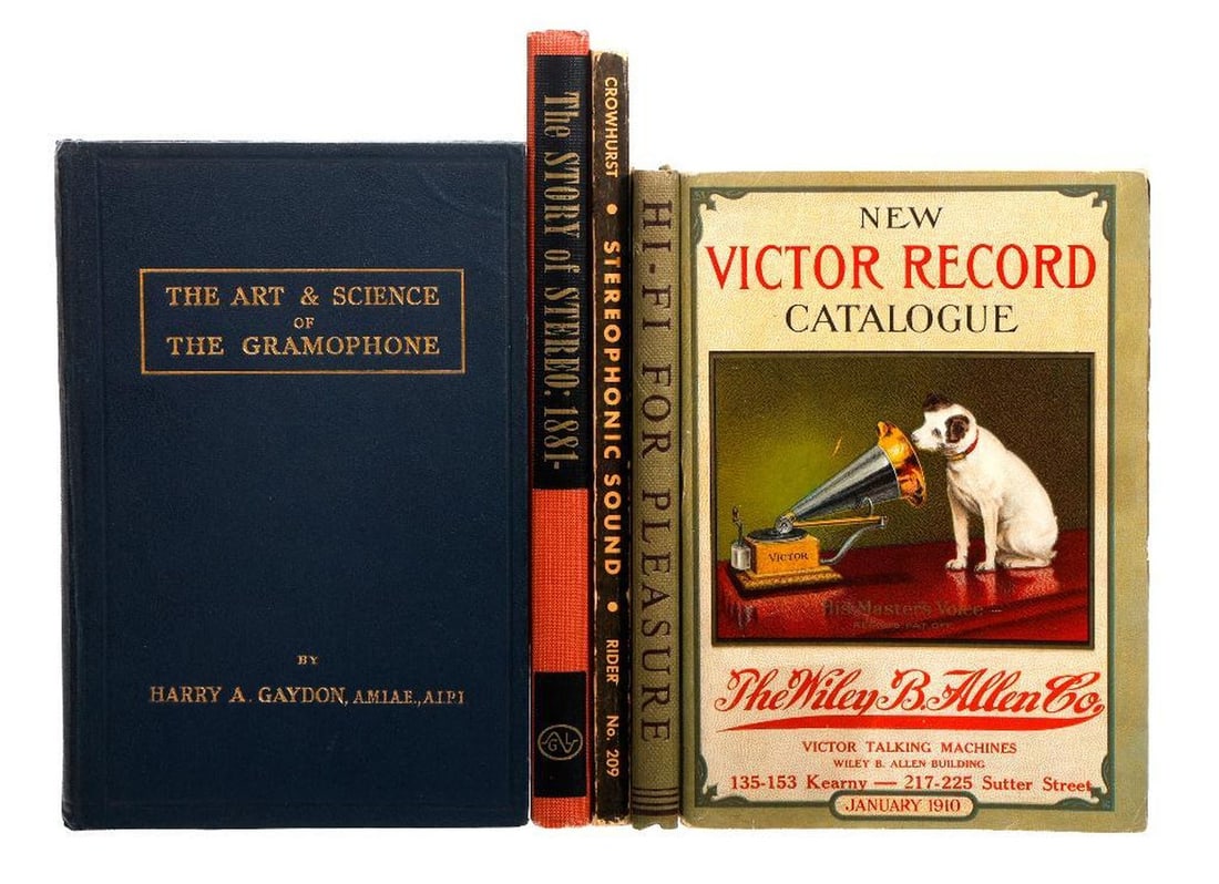 The Art and Science of The Gramophone (1928), with Four Other Volumes (1 of 3)