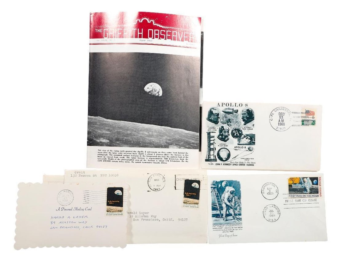 Group of Six Apollo 8 and 11 Covers (1 of 2)
