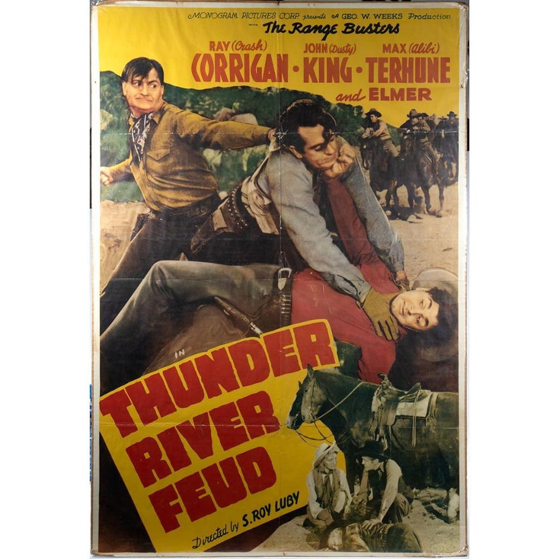 Thunder River Feud Vintage Western Movie Poster (1 of 1)
