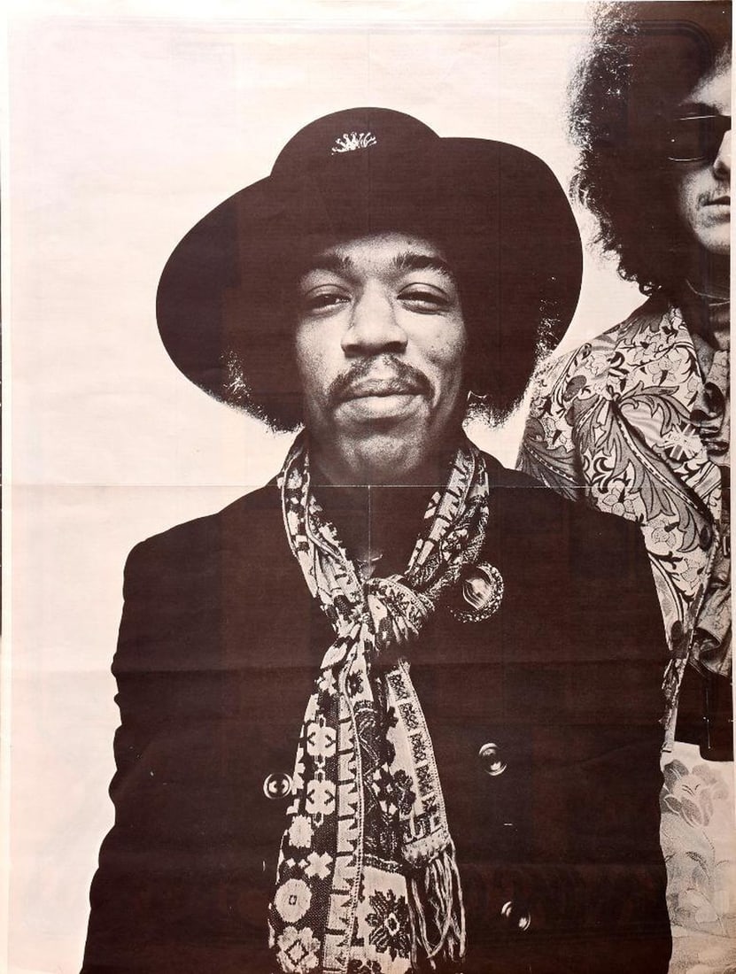 Jimi Hendrix 1968 Eye Magazine Fold-Out Poster (1 of 2)