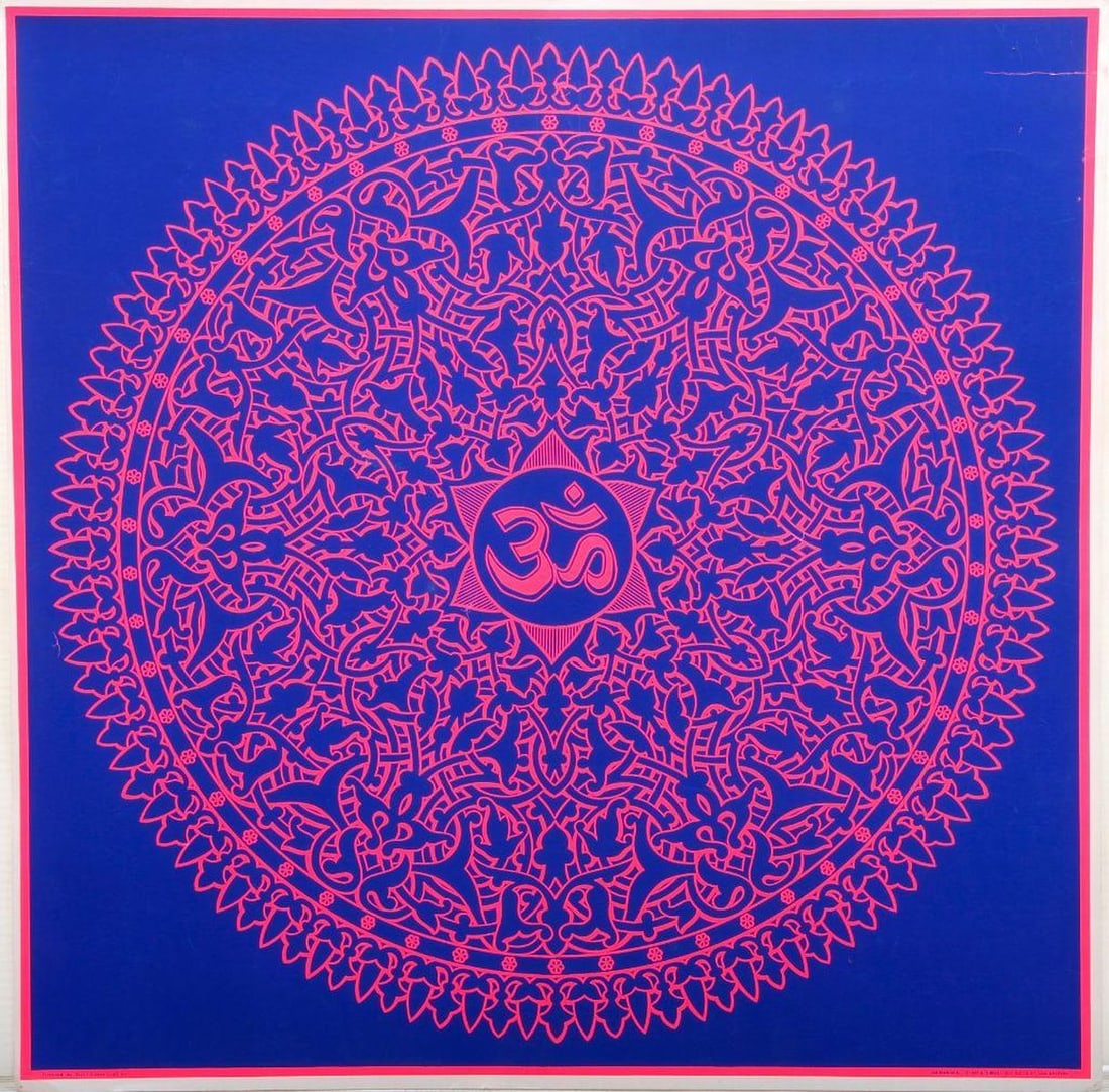 Two Sirkia Psychedelic Om/Buddha Posters, 1967/1968 (1 of 2)