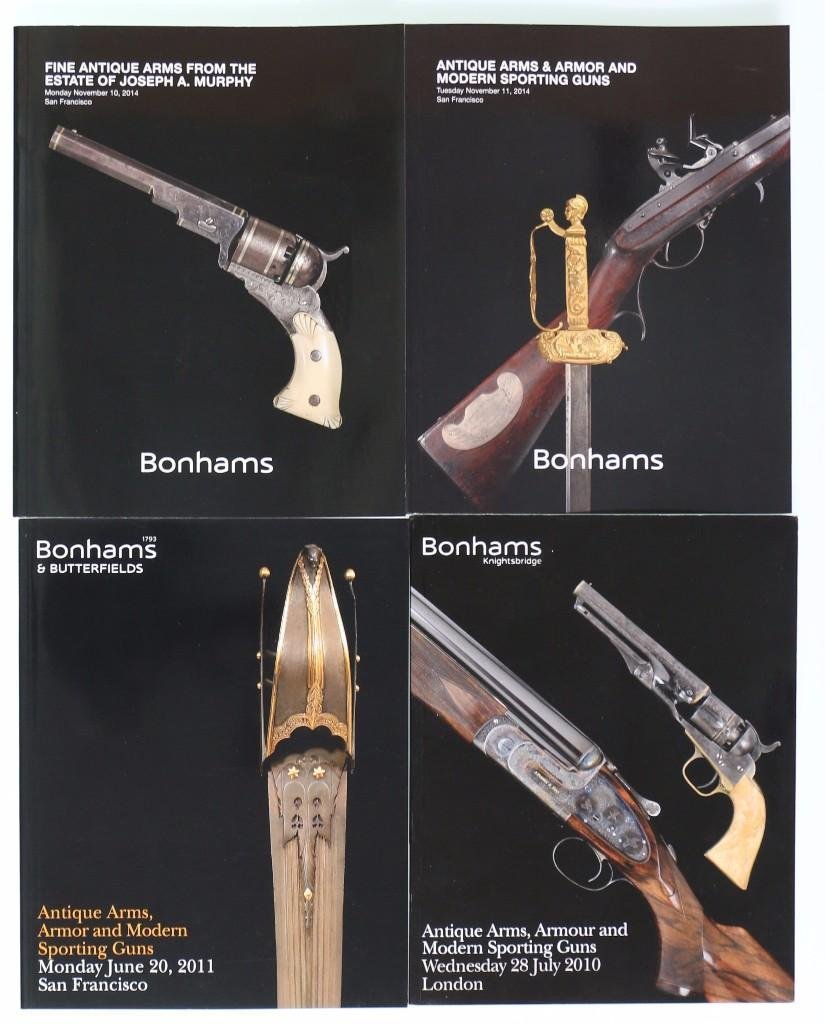 Antique Arms & Armor and past auction catalogs: Also included are Modern Sporting Guns, from years 2010, 2011, 2014