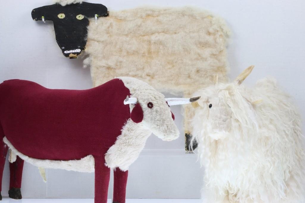 Three folk art animal figures (1 of 10)