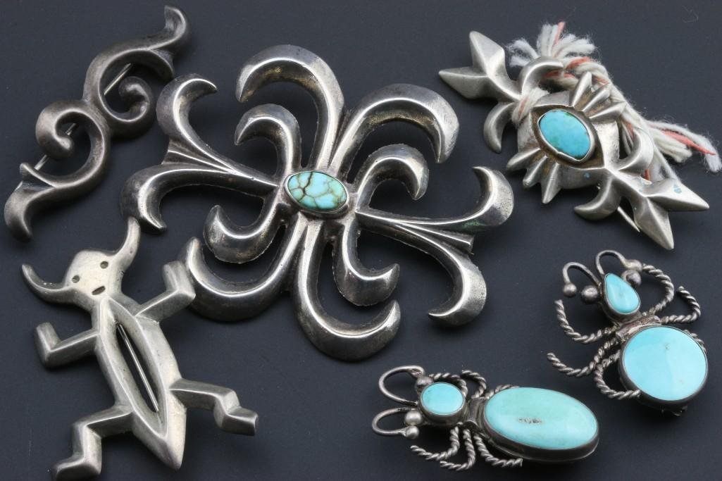 Six Navajo pins (1 of 2)