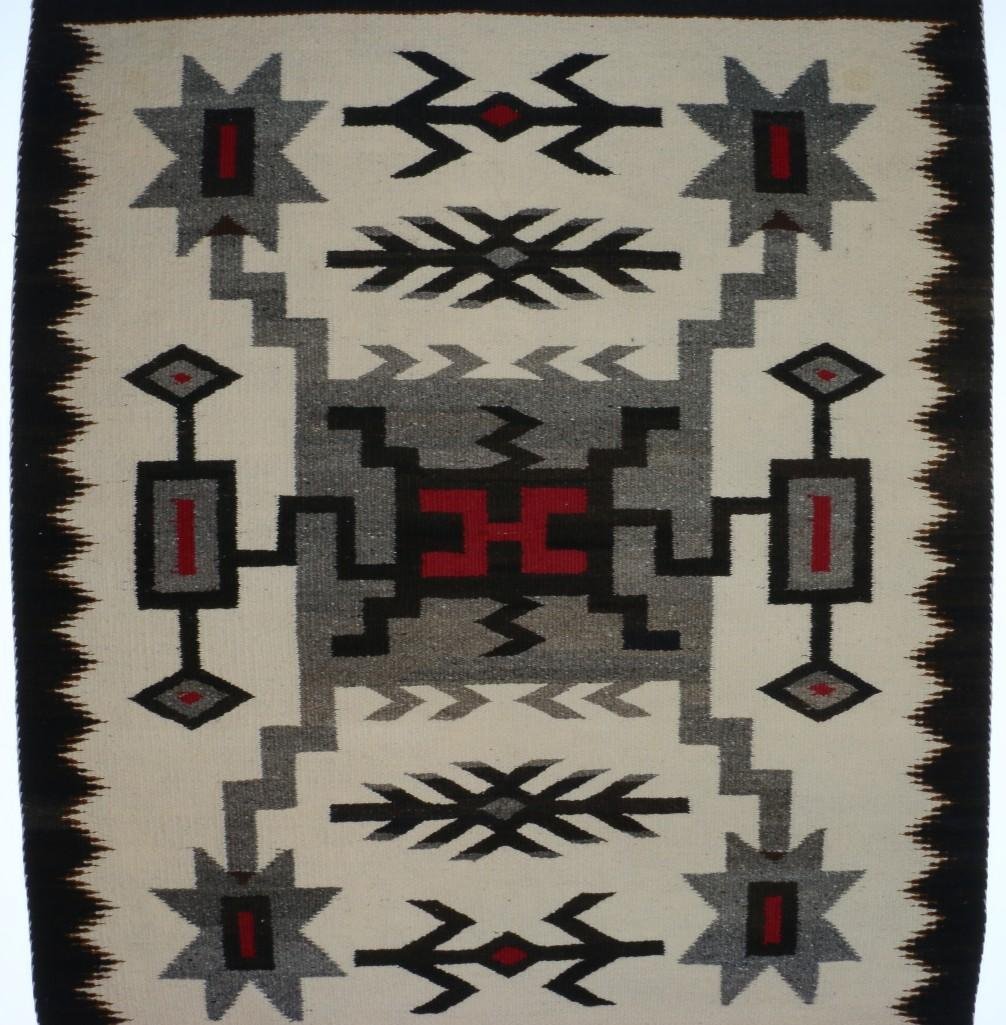 Navajo storm pattern rug (1 of 2)