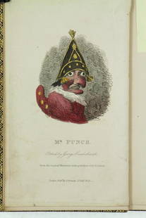 CRUIKSHANK, illustrator. Punch and Judy. 1828.: CRUIKSHANK, illustrator. Punch and Judy. 1828. Plates in 3 states including color. Payne, John Collier (author) and George Cruikshank (illustrator). Punch and Judy. London: S. Prowett, 1828. 8vo.