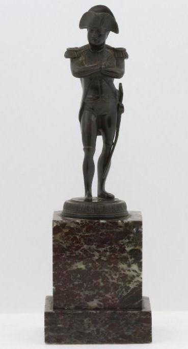 A FRENCH PATINATED BRONZE FIGURE OF NAPOLEON (1 of 7)