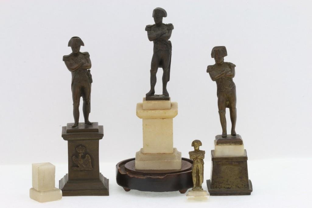 FOUR MINIATURE BRONZE FIGURES OF NAPOLEON (1 of 4)