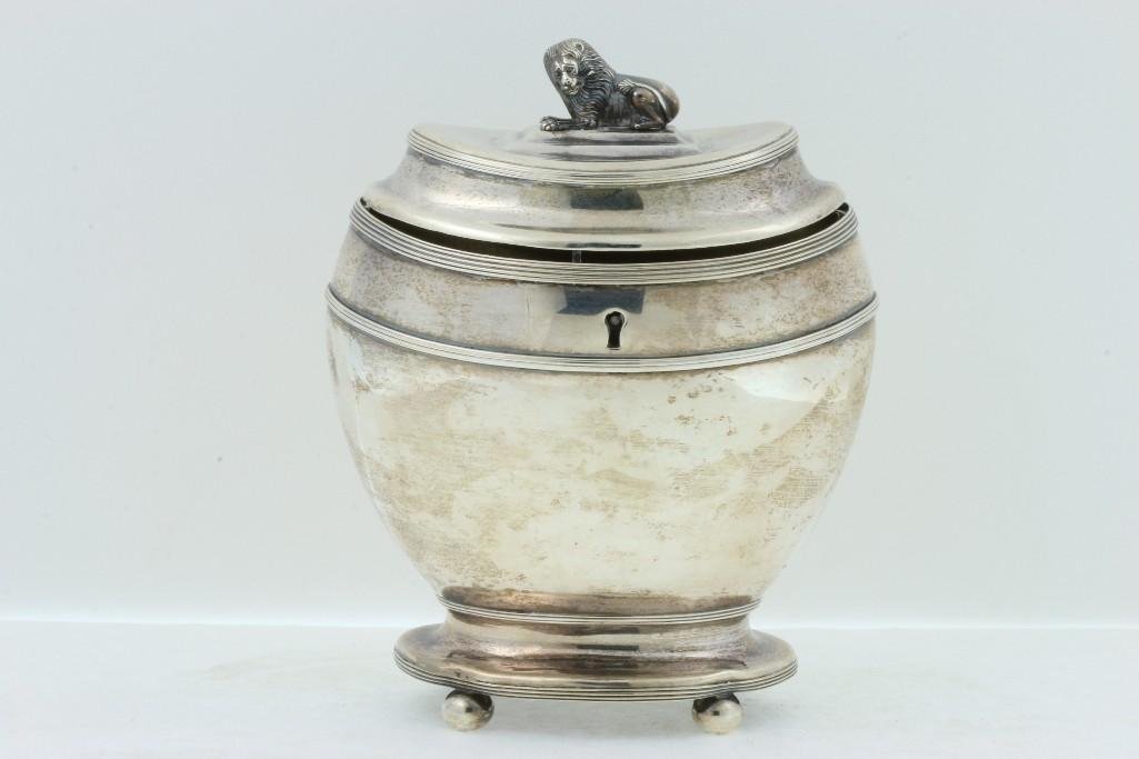 A 19TH CENTURY CONTINENTAL SILVER SUGAR CANISTER (1 of 5)