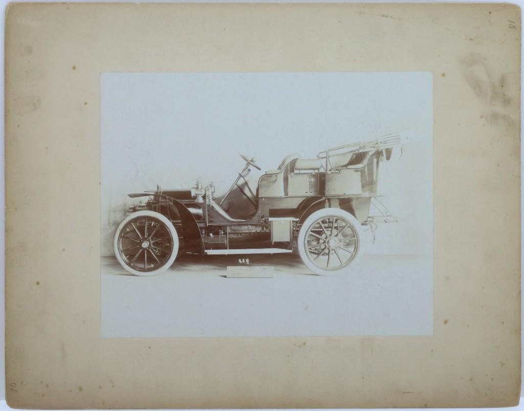 AUTOMOBILE EPHEMERA INCLUDING HEALEY VINTAGE PHOTOS: Showing the Healey & Co. coach builders, New York All three approximately 8 x 9 inches Sy and Ronnie Margolis's eclectic collection features a wide range of hood or fender ornaments, from abo