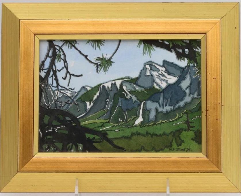 William Stone (1929 - 2009): Artist: William Stone (1929 - 2009) Signature: Signed lower right Size: 5" x 6"