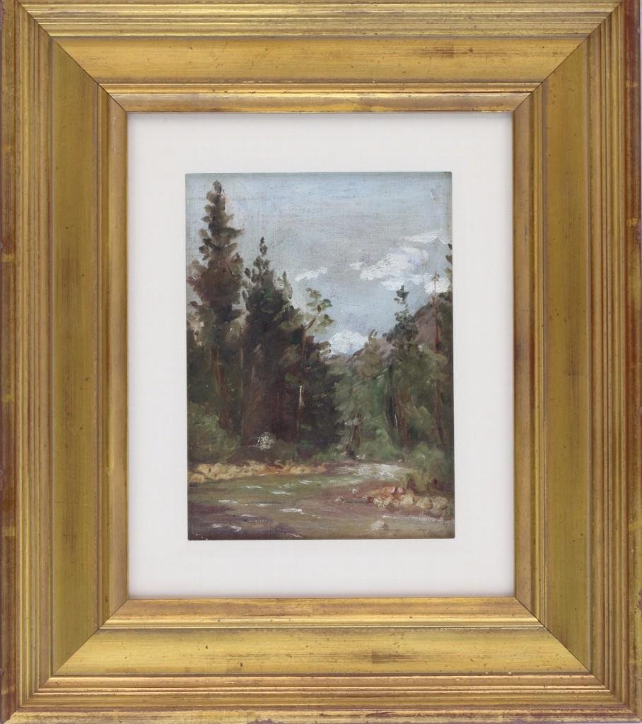 Attributed to Thomas Hill (1829 - 1908): Artist: Attributed to Thomas Hill (1829 - 1908) Signature: Signed lower right Size: 8.25&q