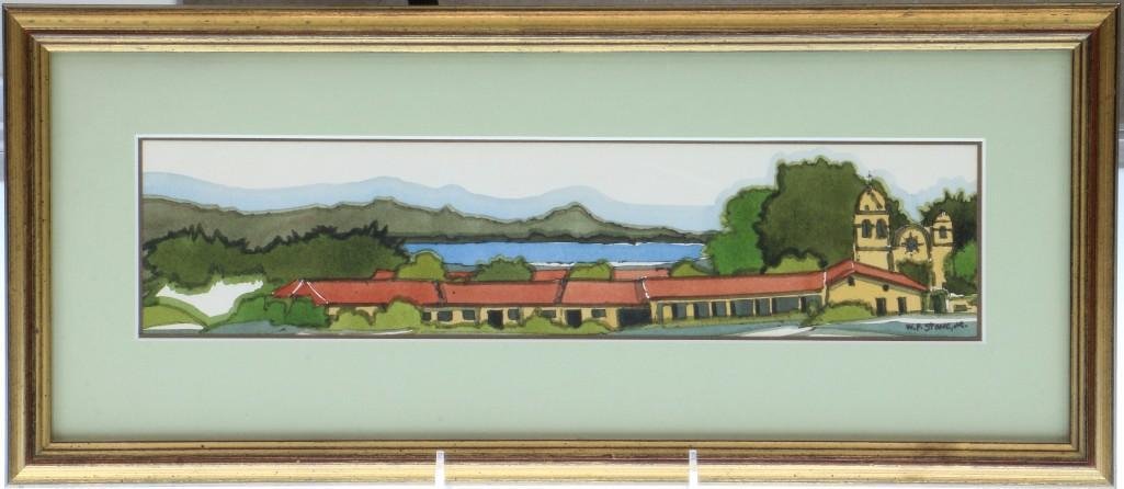 William Stone (1929 - 2009): Artist: William Stone (1929 - 2009) Signature: Signed Size: 3" x 12" (Image)