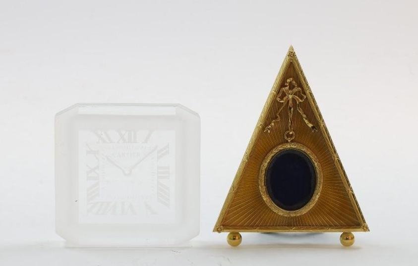 KITNEY & CO. ENGLAND PHOTO FRAME & CARTIER PAPERWEIGHT (1 of 6)