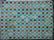 AMERICAN PIECED COTTON QUILT: MONKEY WRENCH