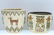 Two Hopi pictorial baskets