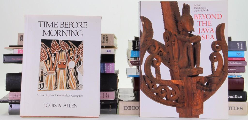 Twenty-three books on the art and culture of Indonesia,: Beyond the Java Sea - Art of Indonesia's Outer Islands, 1991, Paul Michael Taylor and Lorraine V. Aragon; Islands and Ancestors - Indigenous Styles of Southeast Asia, 1988, John Paul Barbier and Dougl
