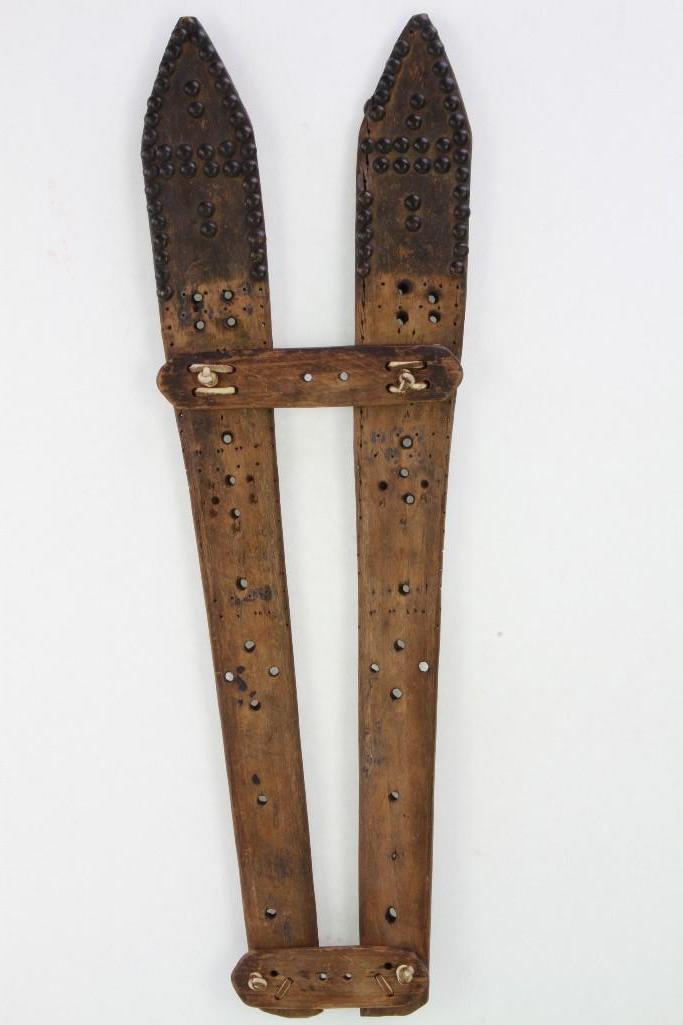 Cheyenne model cradle frame: Please note: With the help of the consignor (Southwest Museum)We have determined that lot 277 and Lot 281 belong together. Normally we would combined the two lots but unfortunately at this late stage 