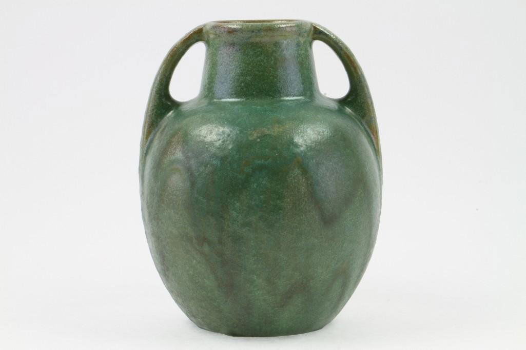 FULPER POTTERY TWO HANDLED VASE (1 of 3)
