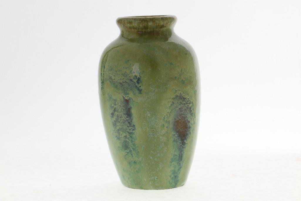 FULPER FLAMBE GLAZED POTTERY VASE (1 of 4)