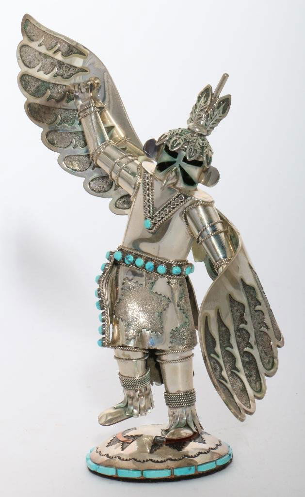 WILFORD BEGAY ウィルフォードビゲイ イーグルダンサーカチナ ナバホ Wilford Begay Silver Kachina Sculpture