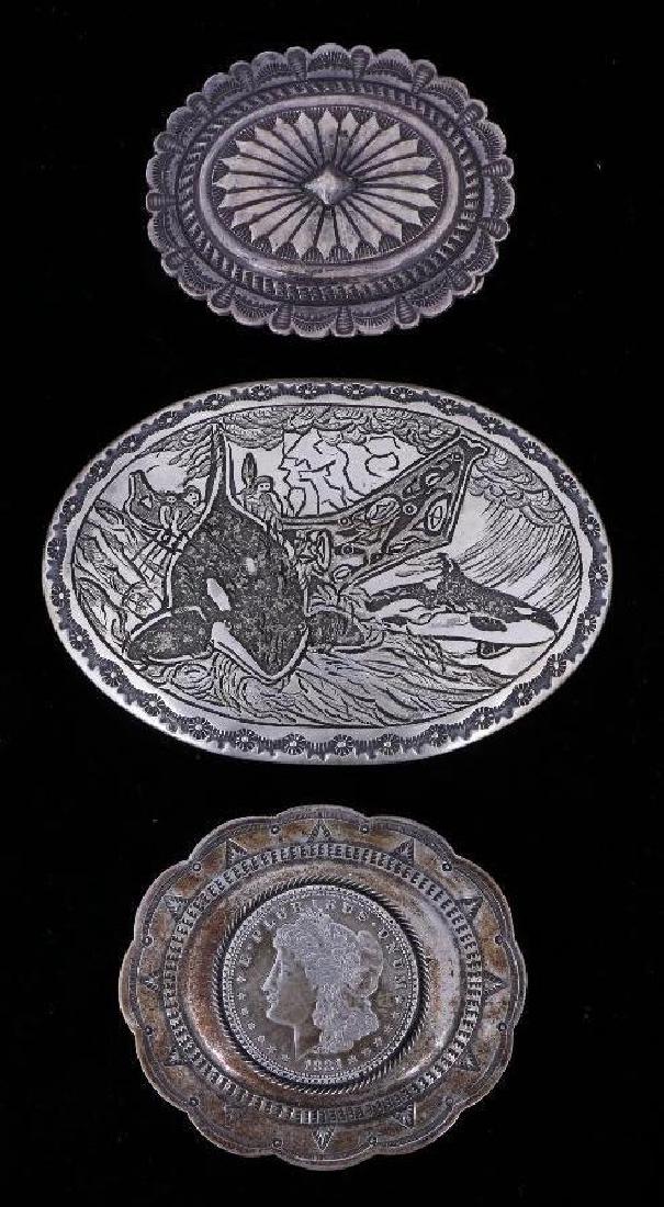 SOUTHWEST SILVER BELT BUCKLES (1 of 2)