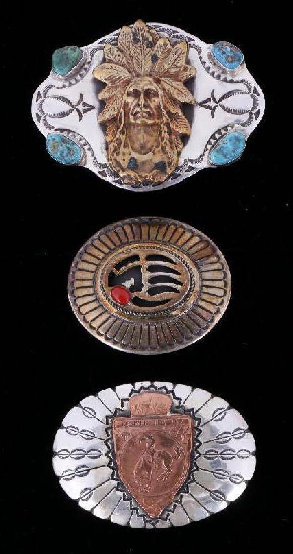SOUTHWEST SILVER BELT BUCKLES (1 of 2)