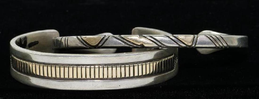SOUTHWEST GOLD & SILVER CUFF BRACELETS (1 of 5)